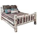 Montana Collection Queen Bed, Clear Lacquer Finish Thumbnail - 1