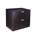 Boss Office 2-Drawer Lateral File, Mocha Thumbnail - 1