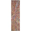 Country Floral Kids Rug Cotton Pile 9x12 Multi Style Thumbnail - 1