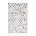 Safavieh Natura 176 Rugs, Ivory / Blue, 5' X 8', Medium Rectangle Thumbnail - 1