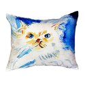 Betsy Drake Junior the Cat No Cord Pillow 16x20 Thumbnail - 1
