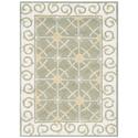 Hand Hooked Medium Rectangle Rug 5'6 x 8'6 Taupe Beige - Safavieh Thumbnail - 1