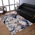 HomeStock Hand Knotted Silk 6'x9' Area Rug Abstract Beige Thumbnail - 1