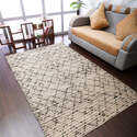 HomeStock Hand Woven Jute 6'x9' Area Rug Contemporary Light Brown Thumbnail - 1