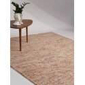 HomeStock Hand Tufted Wool 8'x10' Area Rug Solid Light Brown Thumbnail - 1