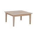 Square Acacia Coffee Table with Natural Oil Stain 28x31x34.75 - Linon Thumbnail - 1