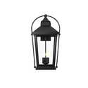 Elegant Lighting Luz 24 inch Outdoor Wall sconce in Black Thumbnail - 1