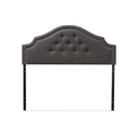 Baxton Studio Cora Modern Upholstered Headboard Thumbnail - 1