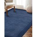 Rugsotic Carpets Hand Knotted Gabbeh Wool 6'x9' Area Rug Contemporary Blue OJL00201 Thumbnail - 1