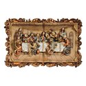 Last Supper Plaque Home Decor Wall Hanging Metal Sign 18x28 inches - OK Lighting Thumbnail - 1