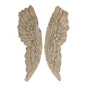 Soar Angel Wings Wall Art, Natural, Set of Two Thumbnail - 1