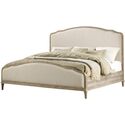 King Bed with Weathered Wood Framing in Gray Thumbnail - 1