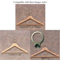 Wooden Mallet 74" Oak Coat & Hat Rack Thumbnail - 1