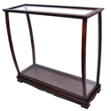 Old Modern Handicrafts Display Case for Midsize Tall Ship Classic Brown Thumbnail - 1