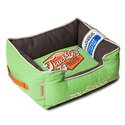 Touchdog Original Sporty Vintage Throwback Reversible Plush Rectangular Dog Bed Thumbnail - 1