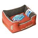 Touchdog Original Sporty Vintage Throwback Reversible Plush Rectangular Dog Bed Thumbnail - 1