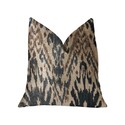 Plutus Brands Kaveh Green, Beige and Brown Luxury Throw Pillow Thumbnail - 1