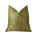Handmade Luxury Gold Decorative Pillow Double Sided Polyester Fabric Thumbnail - 1
