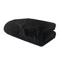 Plutus Brands Black Mink Faux Fur Luxury Throw Thumbnail - 1