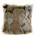 Luxury Animal Faux Fur Throw Pillow - Double Sided Handmade in USA Thumbnail - 1