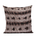 Plutus Brands Brown Fluffy Bunni Animal Faux Fur Luxury Throw Pillow Thumbnail - 1