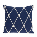 Nautical Blue Throw Pillow Decor Accent with Durable Natural Style Thumbnail - 1