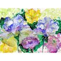 Watercolor Garden Place Mat Set of 4 Thumbnail - 1
