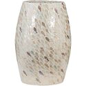 Mother of Pearl Drum Table Fish Design Accent Furniture - Linon Thumbnail - 1