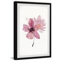 Flower Shadow Framed Painting Print - 24 X 36 Giclée Art Print - Parvez Taj Thumbnail - 1