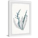 Blue Coral Painting Print - Giclée Print on Archive Paper 8x12 Rectangle Frame - Parvez Taj Thumbnail - 1