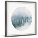 Parvez Taj Cloudy Forest Framed Painting Print Thumbnail - 1