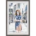 Crossing the Street II Framed Painting Print Thumbnail - 1