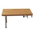 ADA Teak Bathtub Bench Removable Seat Plantation Teak Finish - Teakworks4U Thumbnail - 1