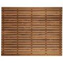 Natural Teak Shower Mat - Brown, Handmade US, 36x30 x 1.5 - Teakworks4U Thumbnail - 1