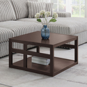 Convenience Concepts Monterey Square Coffee Table with Shelf Thumbnail - 1