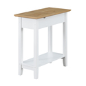 Convenience Concepts American Heritage Flip Top End Table with Charging Station Thumbnail - 1