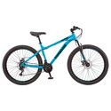 27.5 in. Mongoose Grafton Adult Mountain Bike, 21 Speed Drivetrain, 17 Inch Aluminum Frame, Blue Thumbnail - 1