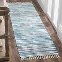 Handmade Cotton Rag Rugs 72x27 India Made - Safavieh Thumbnail - 1