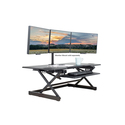 Adjustable Standing Desk Converter - 46" Height Adjustable Computer Workstation with Retractable Keyboard Tray Thumbnail - 1