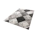 Homestock African Artistry Area Rug Made With Propylene Construction, Geometric, 8 Ft. X 10 Ft., 38.53 Lb, Rectangle, Gray Thumbnail - 1