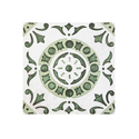 HomeStock Artistic Accomplishment 12x12 Self Adhesive Vinyl Floor Tile - Green Medallion, Easy Peel & Stick Installation, 20 Tiles/20 sq. ft., Adds Unique Patterns Thumbnail - 1