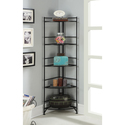 Convenience Concepts Xtra Storage 5 Tier Folding Metal Corner Shelf Thumbnail - 1
