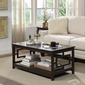 Convenience Concepts Town Square Coffee Table with Shelf Thumbnail - 1