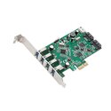 Syba USB 3.0 & SATA III PCI-E Expansion Card - 4 Port USB + 2 SATA Thumbnail - 1
