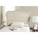 Modern White Upholstered Headboard with Metal Frame and Storage - Safavieh Thumbnail - 1