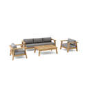 Anderson Teak SET-321 4-pc Palermo Deep Seating Thumbnail - 1