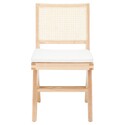 Safavieh Colette Rattan Dining Chair Furn Dining Chairs, Natural, 1' X 1', Square Thumbnail - 1