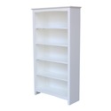 International Concepts Shaker Bookcase - 60"H, White Thumbnail - 1