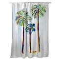 Betsy Drake Interiors Three Palms Shower Curtain Thumbnail - 1