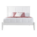 Camaflexi Shaker Style Full Size Platform Bed - White Finish Thumbnail - 1